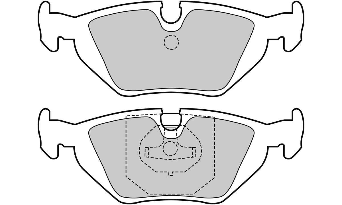 Jeu de 4 plaquettes de frein VALEO ref. 301386